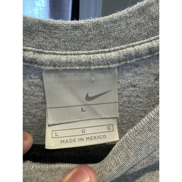 Vintage Nike “there Is No Finish Line” Gray Longsleeve Shirt Size Large - Picture 3 of 4